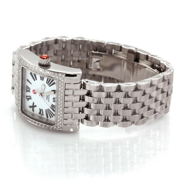 Michele Mw2 Mini Diamond Watch Stainless steel - Picture 2 of 4